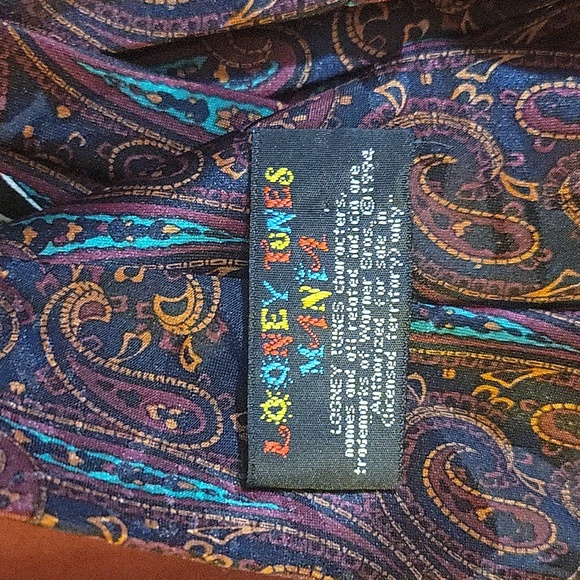 1994 Looney Tunes Mania Tie & ArtSmart Egyptian Series *Voyage Pittoresque* Tie - Picture 2 of 4